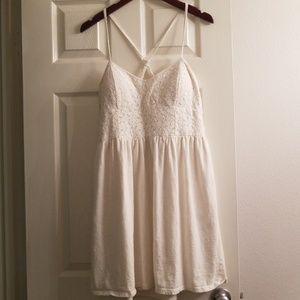 American Eagle off white dress